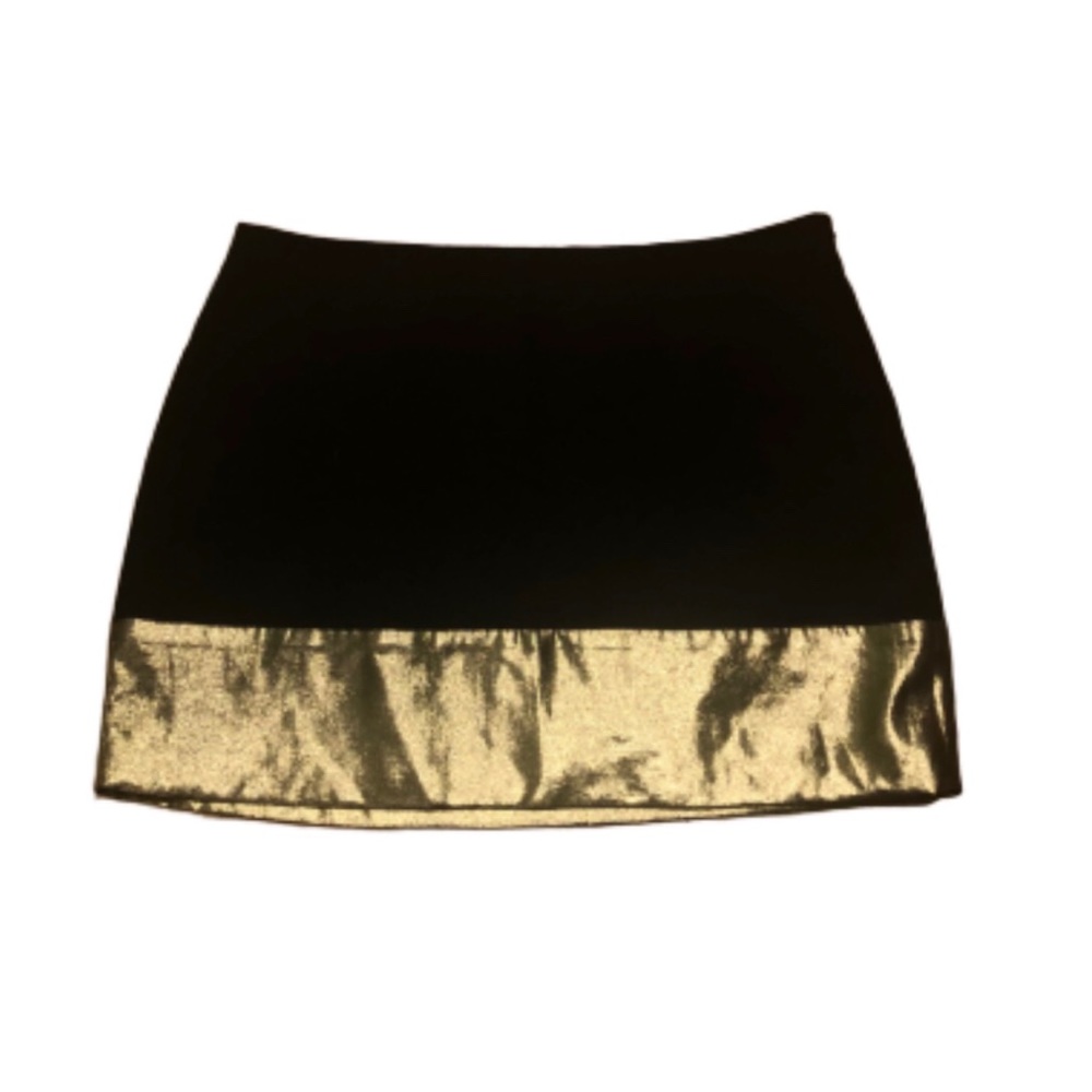 EXPRESS Colorblock Mini Skirt